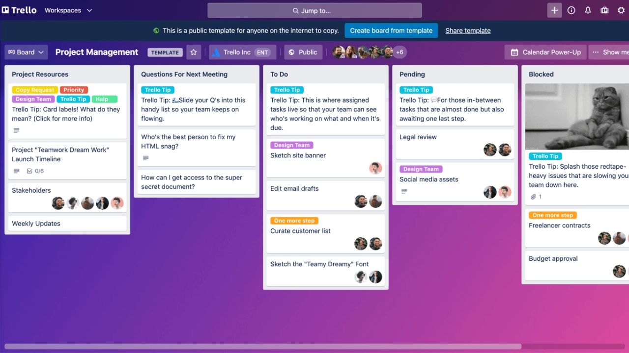 Organize Team Tasks Using Trello Boards App